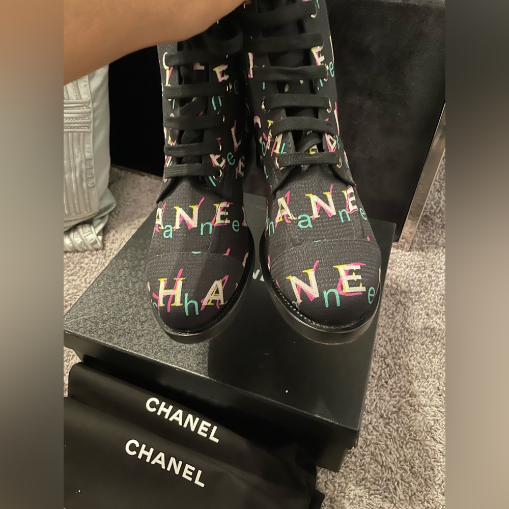 Chanel Boots Size 38 (Wore Once) - Picture 6 of 7